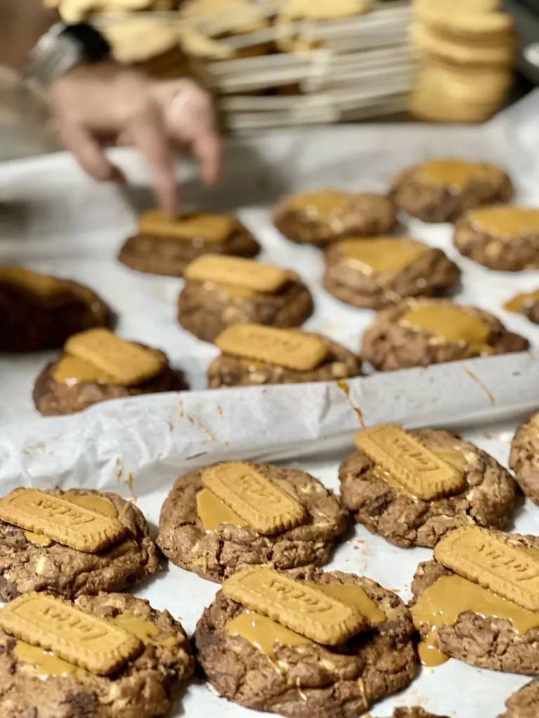 Cookies lotus, obrador